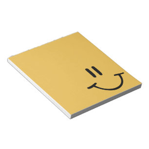 Bloc De Notas Cara feliz amarilla