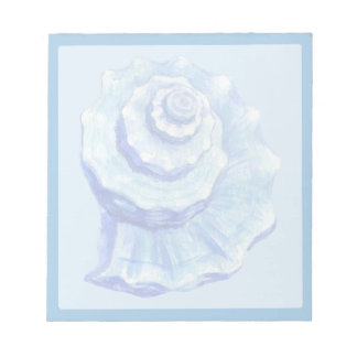 Bloc De Notas Caracol de concha azul