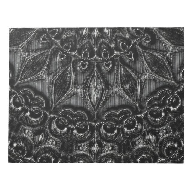 Bloc De Notas Carbón Mandala Notepad (Frente)