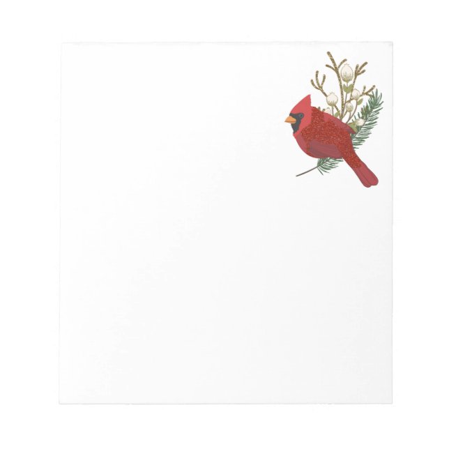 Bloc De Notas Cardenal Rojo (Frente)