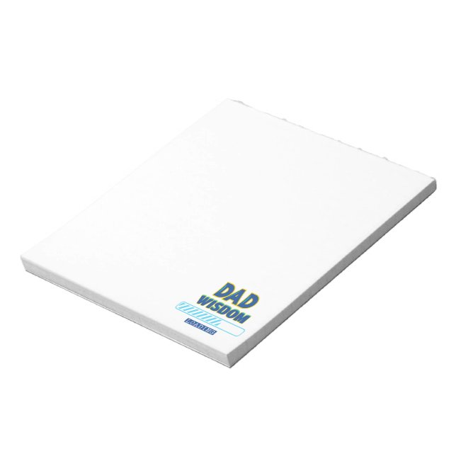 Bloc De Notas Carga de Sabiduría de Papá (Lado Izquierdo)