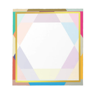 Bloc De Notas Cargador de oro Hexagon Fotografía Autograph