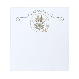 Bloc De Notas Carnet de note, bloc-notes, Dream big.