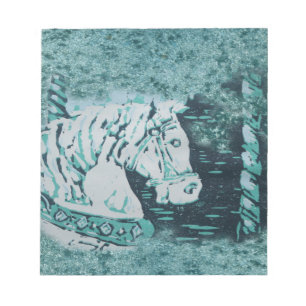 Bloc De Notas Carousel Horse Aquamarine