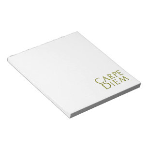 Bloc De Notas Carpe Diem Notepad