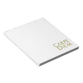 Bloc De Notas Carpe Diem Notepad