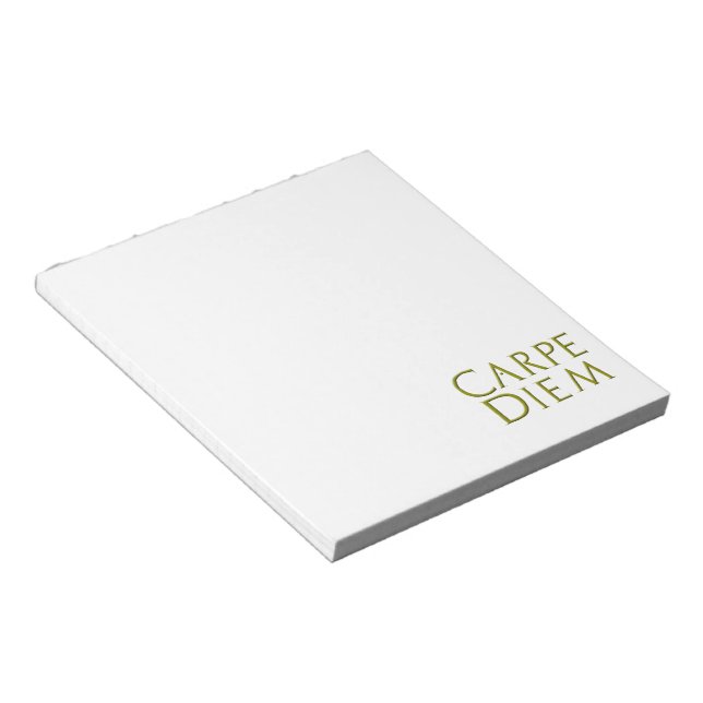 Bloc De Notas Carpe Diem Notepad (Lado Derecho)