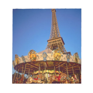 Bloc De Notas Carrusel, Torre Eiffel, París, Francia