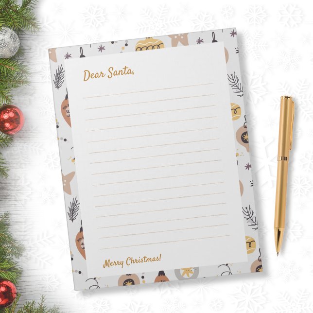 Bloc De Notas Carta a Santa - Navidad escandinava (Subido por el creador)