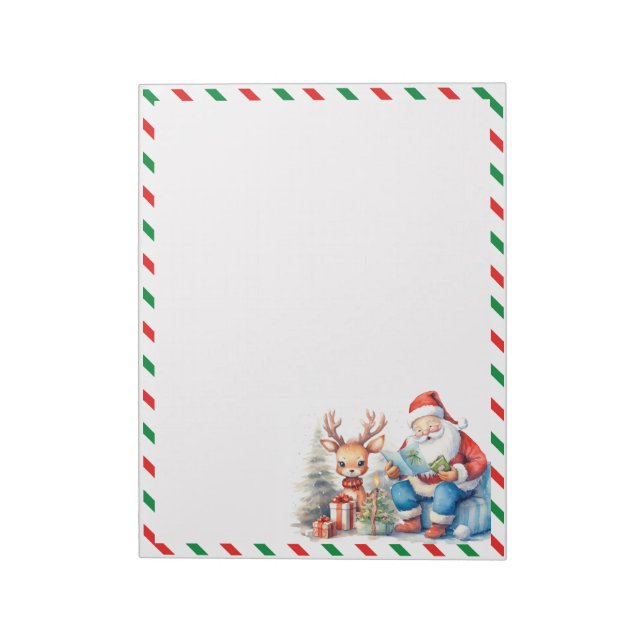 Bloc De Notas Carta de navidades para Santa Stationery Notepad (Lado Izquierdo)