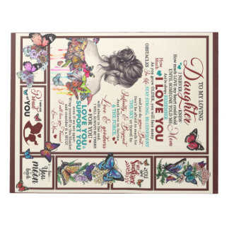 Bloc De Notas Carta Personalizada A Mi Hija Querida