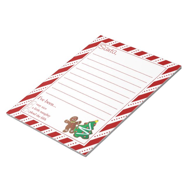 Bloc De Notas Cartas A Santa (Lado Derecho)
