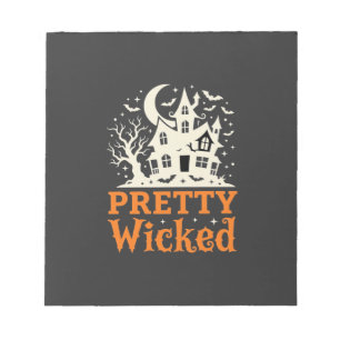 Bloc De Notas Casa Embrujada de Halloween Pretty Wicked_1