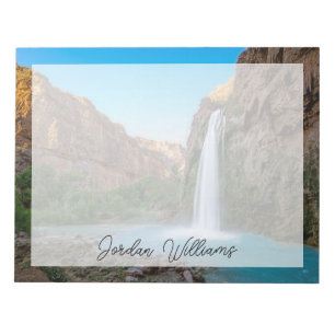 Bloc De Notas Cascadas   Havasu Falls al atardecer
