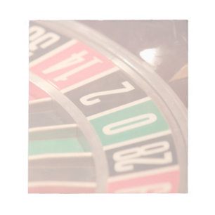 Bloc De Notas Casino Gambling Roulette Wheel Vintage Retro Style