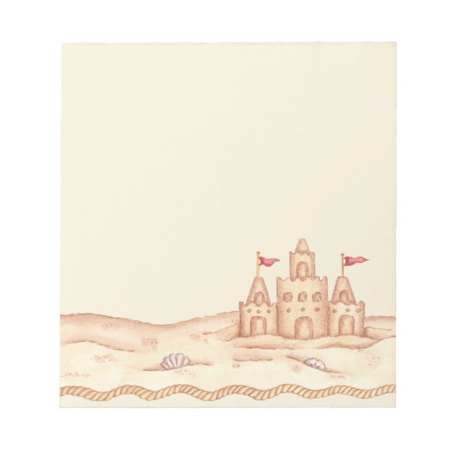 Bloc De Notas Castillo de arena (Frente)