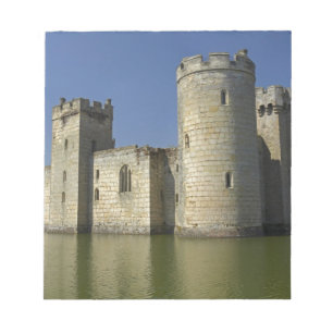 Bloc De Notas Castillo de Bodiam (1385), reflejado en foso, Este