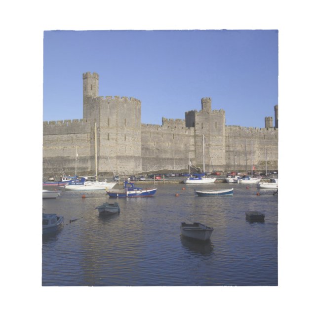 Bloc De Notas Castillo de Caernarfon, Gwynedd, Gales (RF) (Frente)
