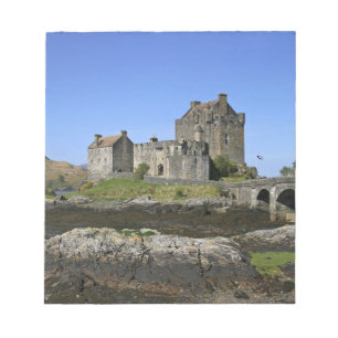 Bloc De Notas Castillo de Eilean Donan, Escocia. El famoso Eilea