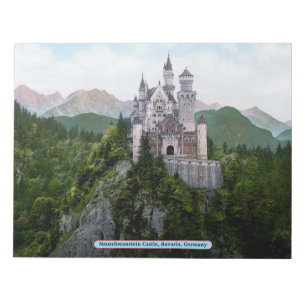 Bloc De Notas Castillo de Neuschwanstein, Baviera, Alemania