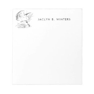 Bloc De Notas Cat Day Dreaming Sketch Cat Lover Personalized