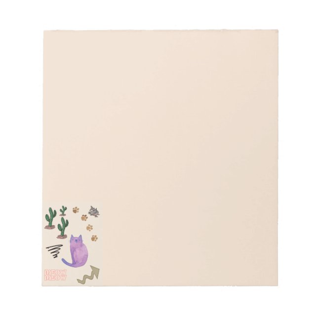 Bloc De Notas Cat Fish Cactus (Frente)