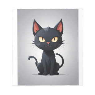 Bloc De Notas Cat Halloween Cute Adorable Gracioso Personalizado