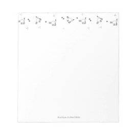 Bloc De Notas Cat Line Art Notepad