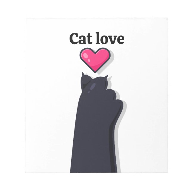 Bloc De Notas cat love (Frente)