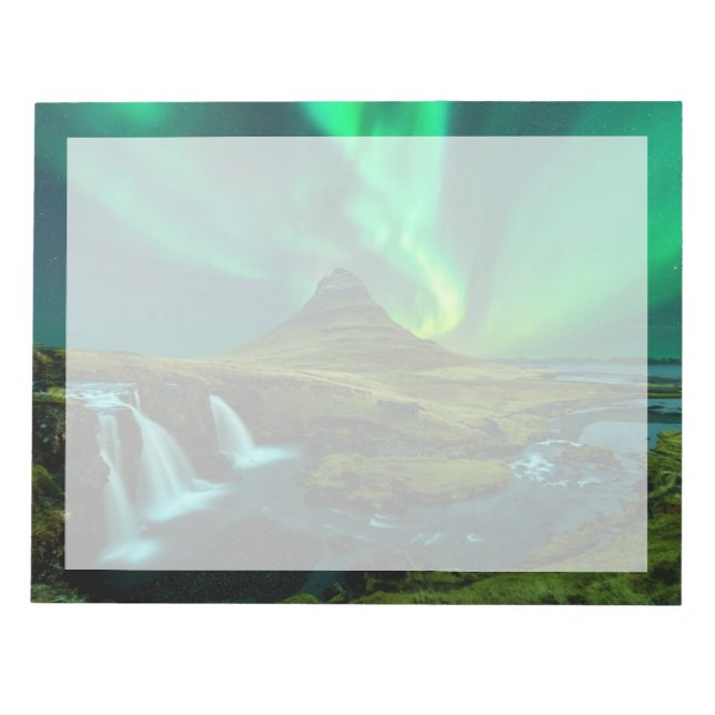 Bloc De Notas Cataratas | Catarata de Kirkjufellfoss, Islandia (Frente)