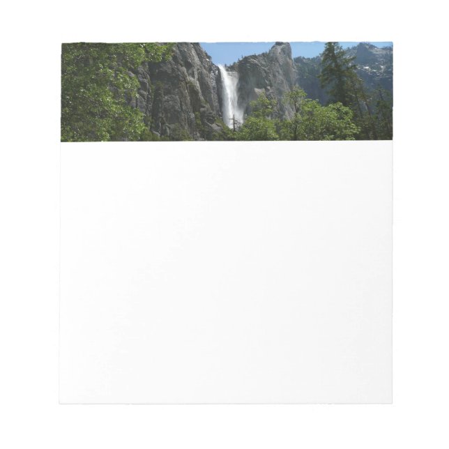 Bloc De Notas Cataratas de Bridalveil en el Parque Nacional Yose (Frente)