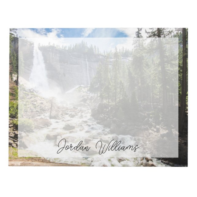 Bloc De Notas Cataratas | Nevada Fall, Yosemite, CA (Frente)