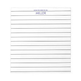 Bloc De Notas Catchy Teacher Lined Paper From The Desk Of 