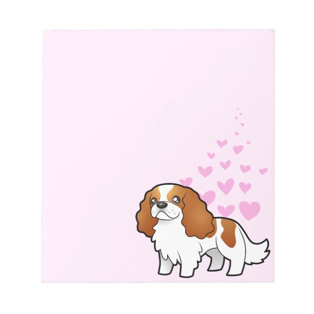 Bloc De Notas Cavalier King Charles Spaniel Love (Frente)