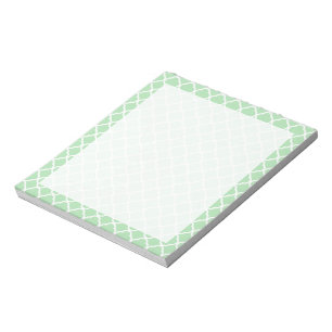Bloc De Notas Celadon Quatrefoil