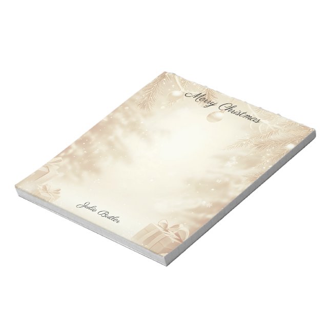 Bloc De Notas Celebración de navidades (Lado Izquierdo)