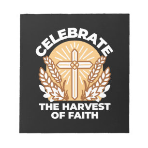 Bloc De Notas Celebrar la fe con la cosecha - Arte Inspirador