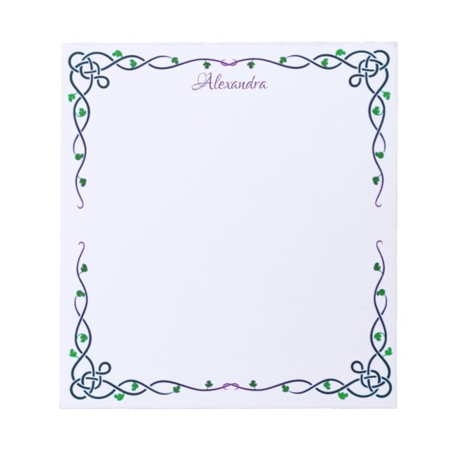 Bloc De Notas Celtic Trellis (Frente)