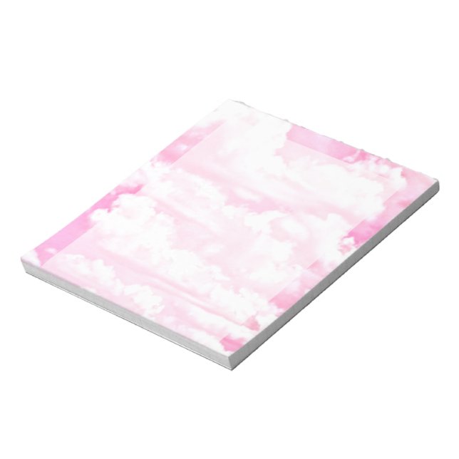 Bloc De Notas Células felices del Pastel Rosa (Lado Izquierdo)