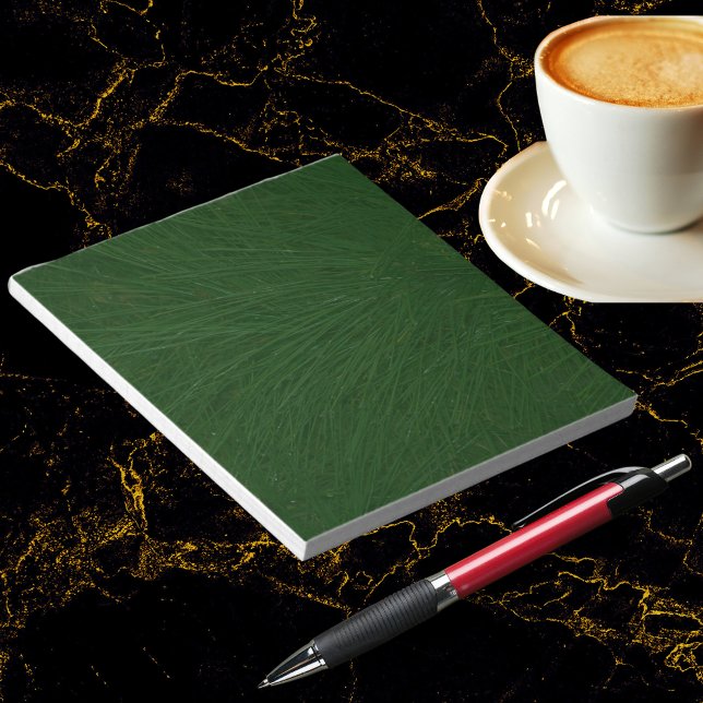 Bloc De Notas Cercano árbol de pino navideño (Merry Christmas Pine Tree Close Up Notepad)