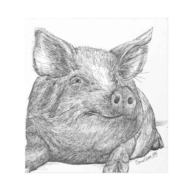 Bloc De Notas Cerdo (Frente)