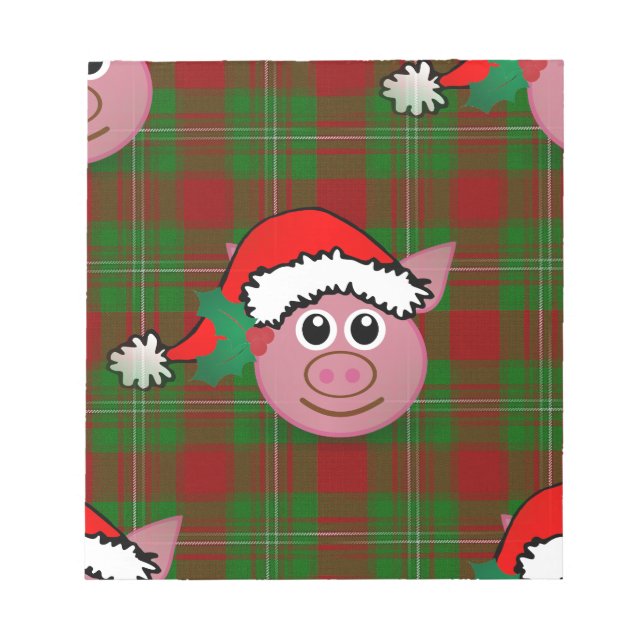 Bloc De Notas cerdo navidad (Frente)
