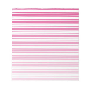 Bloc De Notas Cerise and white candy stripes