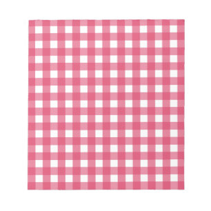 Bloc De Notas Cerise gingham