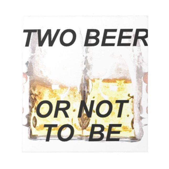 Bloc De Notas cerveza (Frente)