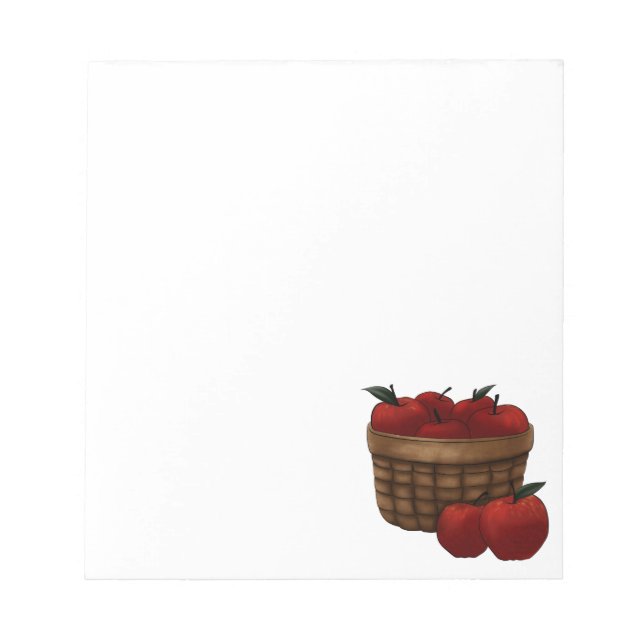 Bloc De Notas Cesta de manzanas (Frente)