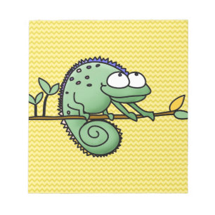 Bloc De Notas Chameleon Personalizado Lizard Cute