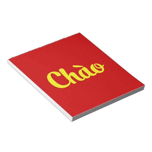 Bloc De Notas Chào / Hello ~ Vietnam / Vietnamese / Tiếng Việt (Lado Derecho)