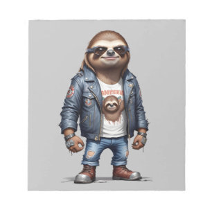 Bloc De Notas Chaqueta eslovaca de cuero rebelde estilo Guay urb