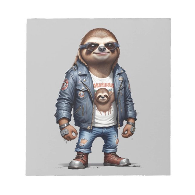 Bloc De Notas Chaqueta eslovaca de cuero rebelde estilo Guay urb (Frente)